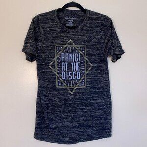 Manhead Panic! At The Disco Charcoal Space Dye Band Tee M